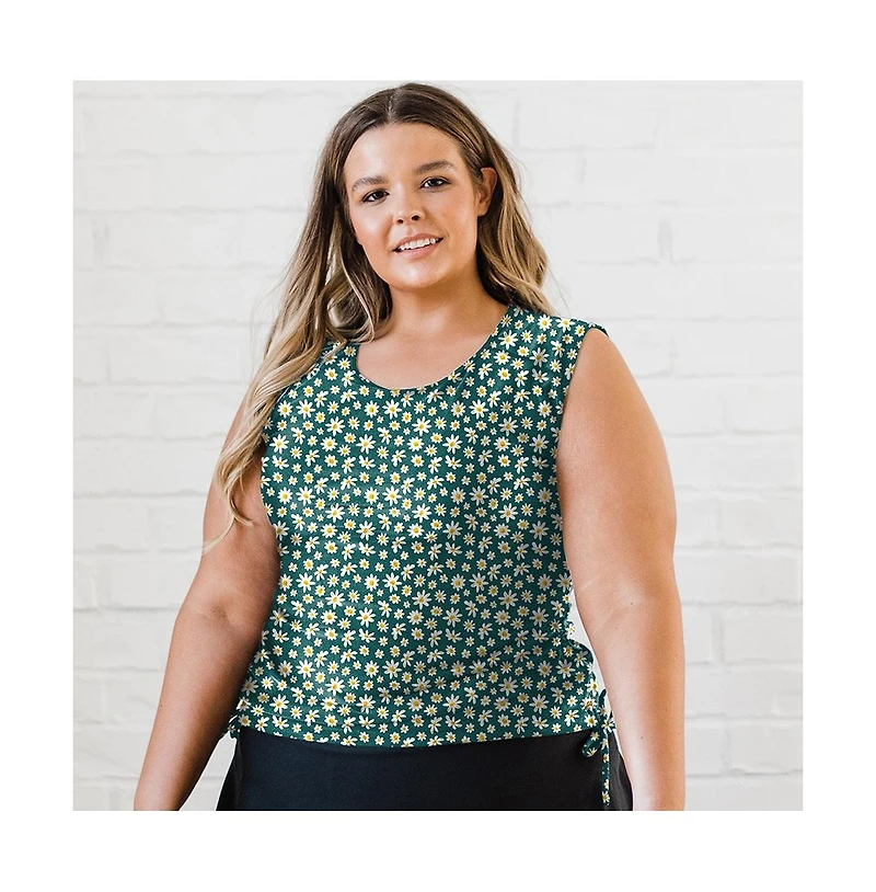 Calypsa Plus Closed Back Maya Swim Top