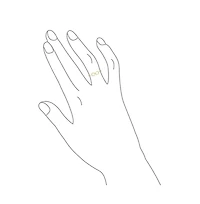 Bling Jewelry Minimalist Simple Midi Knuckle Finger Stackable Love Knot Infinity Ring Thin 1MM Band Yellow Gold Plated .925 Sterling Silver