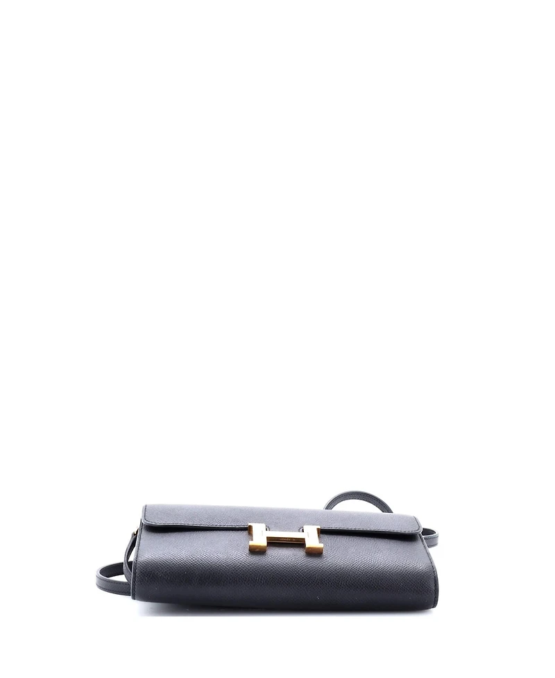 Pre-Owned Hermes Constance To Go Wallet Epsom