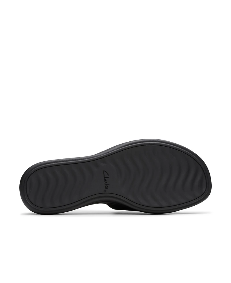 Clarks Women's Cloudsteppers Drift Twist Slip-On Sandals