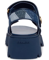 Coach Women's Brynn Platform Patchwork Sandals