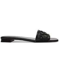 Coach Women's Tea Rose Mesh Flat Sandals