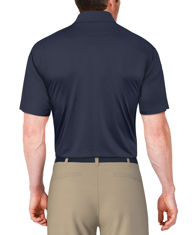 Pga Tour Men's Micro-Jacquard Polo Shirt