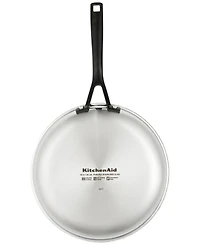 KitchenAid Stainless Steel 5-Ply Clad 10" Open Frypan