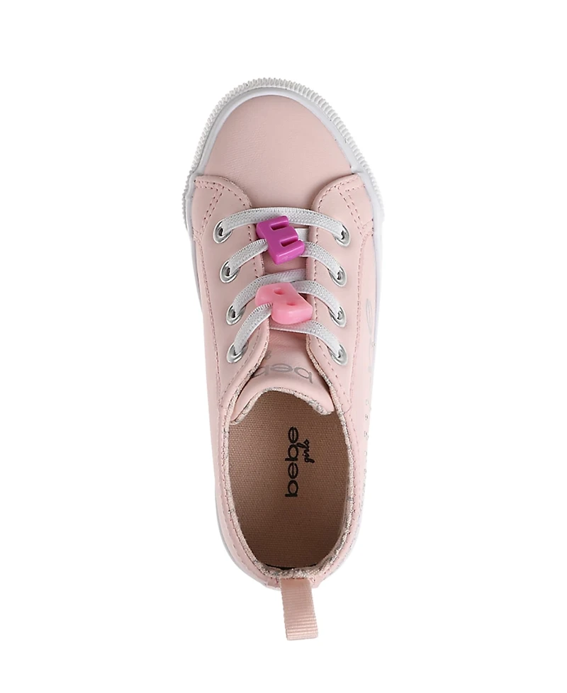 Bebe Toddler Girls Rhinestone Laces Sneakers