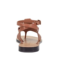 Marc Fisher Ltd Women's Lille Ankle Strap Flat Thong Sandals