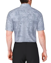 Pga Tour Men's Distressed Floral Print Polo Shirt