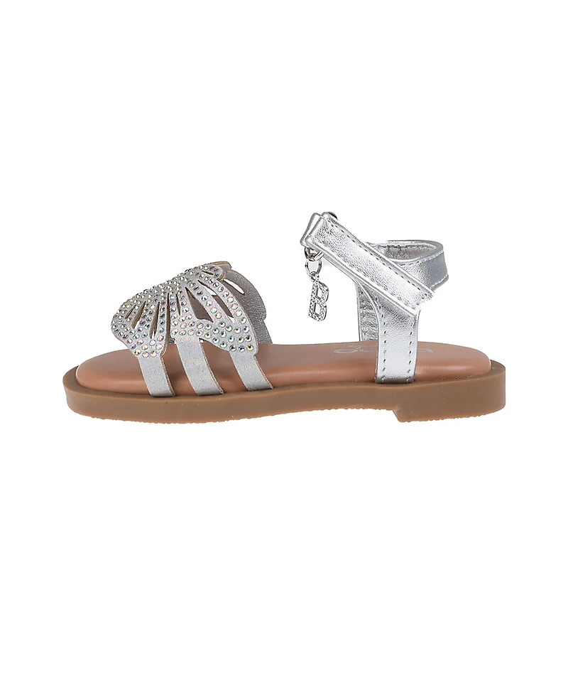 Bebe Toddler Girls Heat Seal Rhinestones Sandals