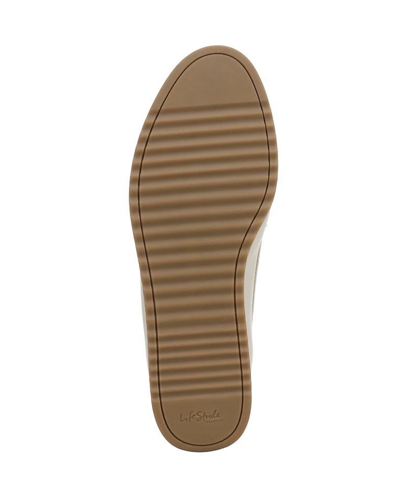 LifeStride Women's Zoey Almond Toe Lug Sole Loafers