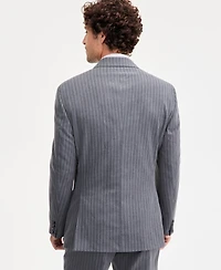 Tayion Collection Men's Classic-Fit Pinstripe Double-Breasted Suit Separate Jacket