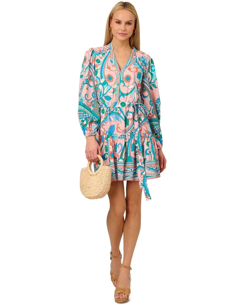 Adrianna by Papell Women's Printed Shirtdress