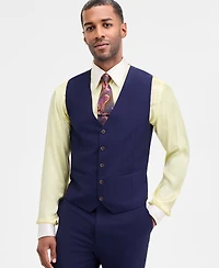 Tayion Collection Men's Classic-Fit Solid Suit Separate Vest
