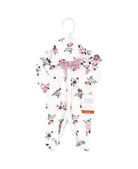 Hudson Baby Baby Girls Hudson Thermal Preemie Sleep and Play and Cap