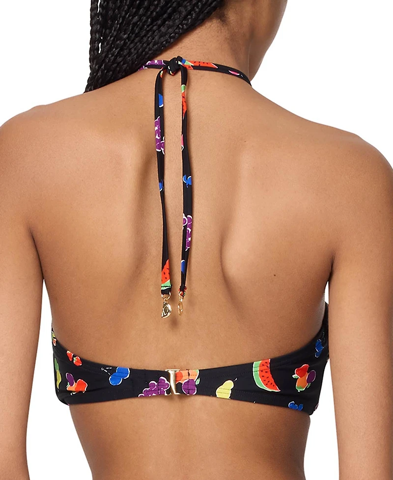 Kate Spade Women's Fruits Bandeau Ring Bikini Top
