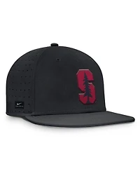 Nike Men's Black Stanford Cardinal On-Field Dugout True Performance Fitted Hat