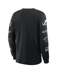 Fanatics Men's Black Tampa Bay Lightning Boxed Legacy Long Sleeve T-Shirt