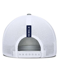 Fanatics Men's Heather Gray/Navy Ole Miss Rebels Profile Trucker Adjustable Hat