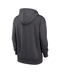 Nike Women's Anthracite New York Mets Authentic Collection City Connect Performance Pullover Hoodie