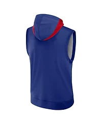 Nike Men's Royal Texas Rangers Authentic Collection Performance Sleeveless Pullover Hoodie