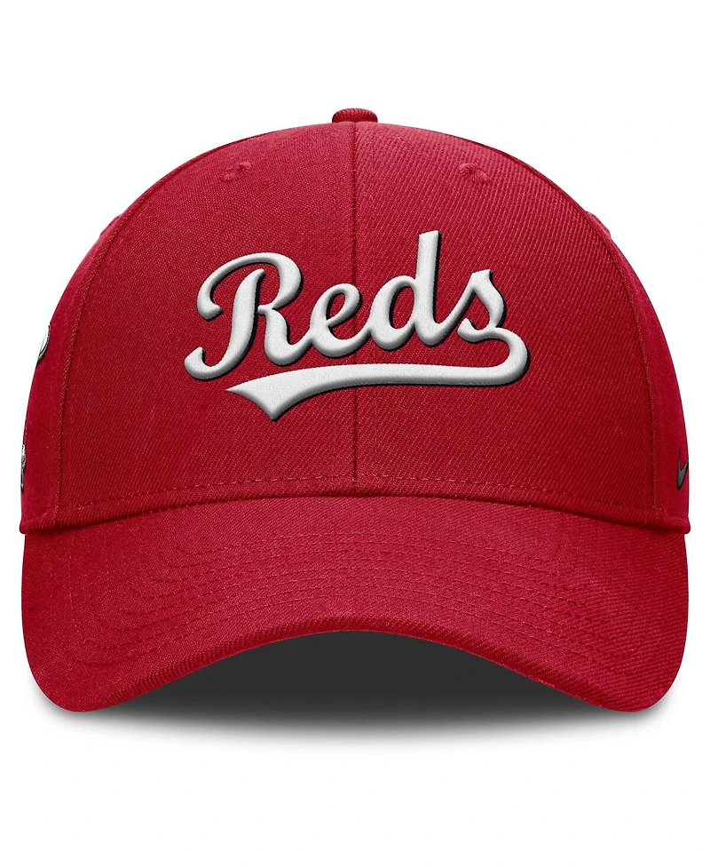 Nike Men's Red Cincinnati Reds Rise Gaberdine Adjustable Hat