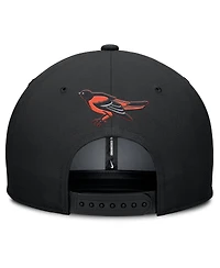 Nike Men's Gray/Black Baltimore Orioles Pro Performance Snapback Hat