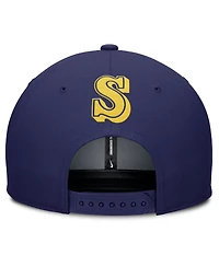 Nike Men's Gray/Navy Seattle Mariners Pro Performance Snapback Hat