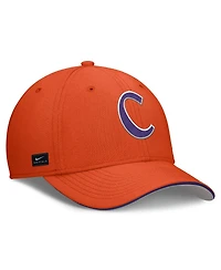 Nike Men's Orange Clemson Tigers 2025 Dugout Coaches Rise Swoosh Performance Flex Hat
