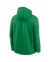 Nike Men's Apple Green Oregon Ducks Basketball Icon Club Fleece Pullover Hoodie