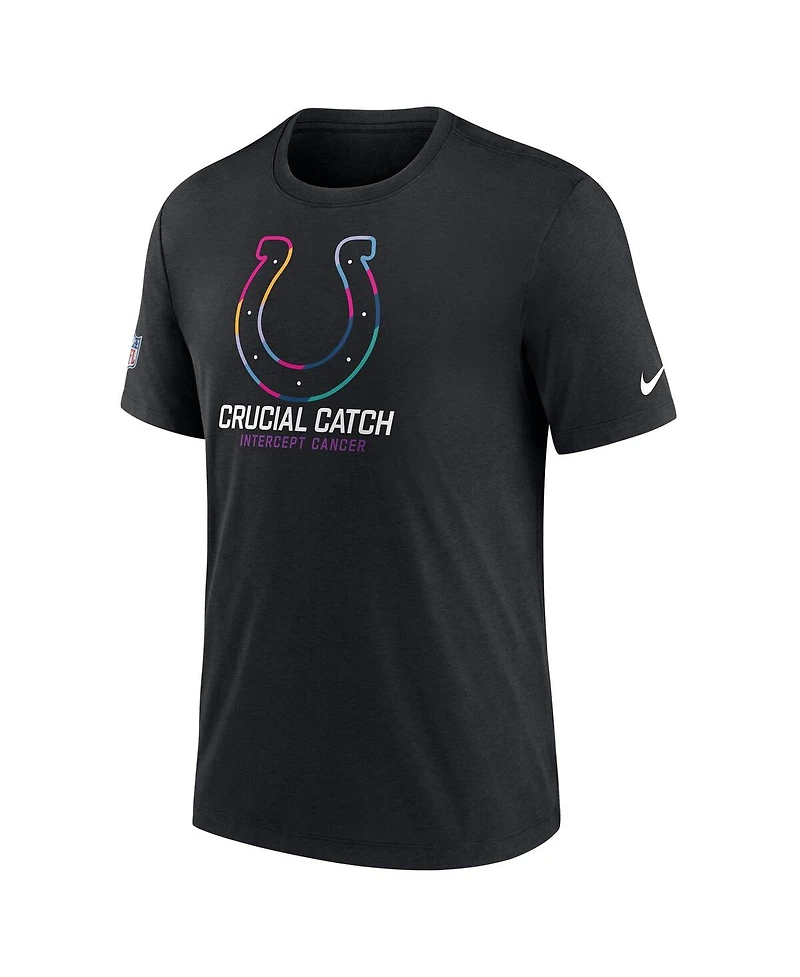 Nike Men's Black Indianapolis Colts 2024 Nfl Crucial Catch T-Shirt