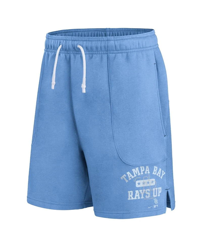 Men's Nike Blue Tampa Bay Rays Statement Ball Game Shorts