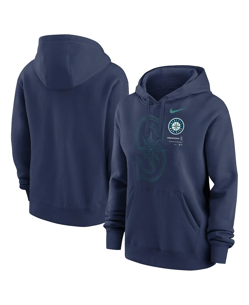 Nike Women's Navy Seattle Mariners Big Game Pullover Hoodie