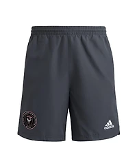 Adidas Men's Gray Inter Miami Cf 2025 Travel Shorts