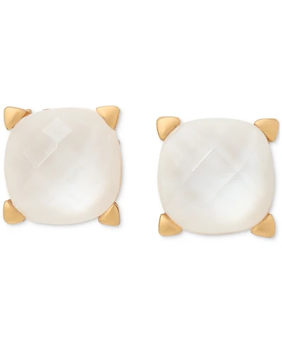 Kate Spade New York Gold-Tone Color Cubic Zirconia Stud Earrings