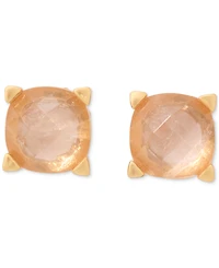 Kate Spade New York Gold-Tone Color Cubic Zirconia Stud Earrings