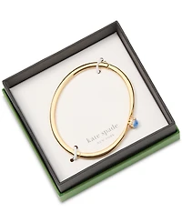 Kate Spade New York Gold-Tone Color Cubic Zirconia Bangle Bracelet