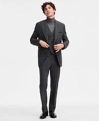 Tayion Collection Mens Classic Fit Houndstooth Suit Separates