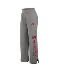 Nike Women's Heather Gray Oklahoma Sooners Legacy One Line Phoenix Fleece Sweatpants