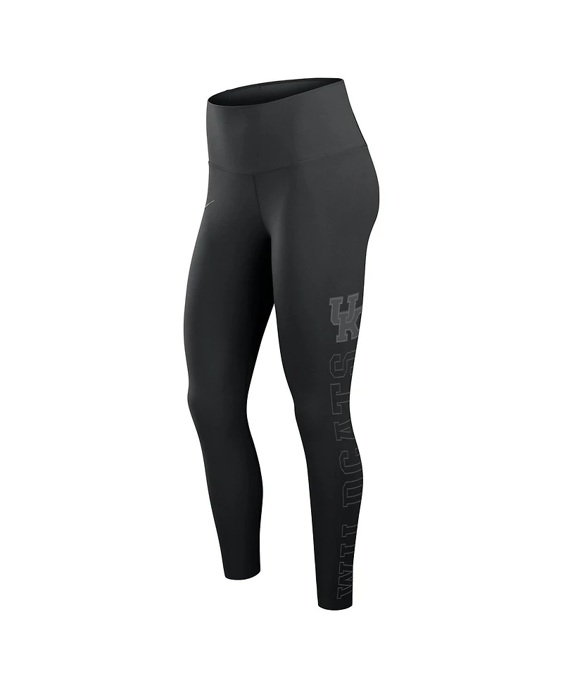 Nike Women's Black Kentucky Wildcats Zenvy Performance Leggings