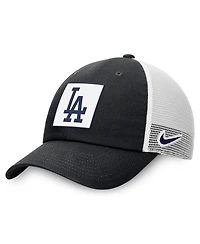 Nike Men's Black Los Angeles Dodgers Rise Adjustable Trucker Hat