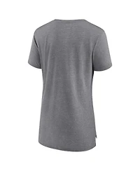 Fanatics Women's Gray Tennessee Volunteers Heritage Past Script Tri-Blend T-Shirt