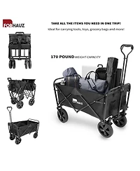 ProSource Folding Wagon Cart