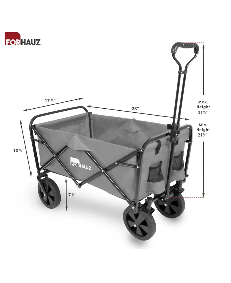 ProSource Folding Wagon Cart