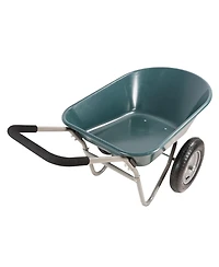 Two wheeled trolley for garden 15 inch pneumatic wheel