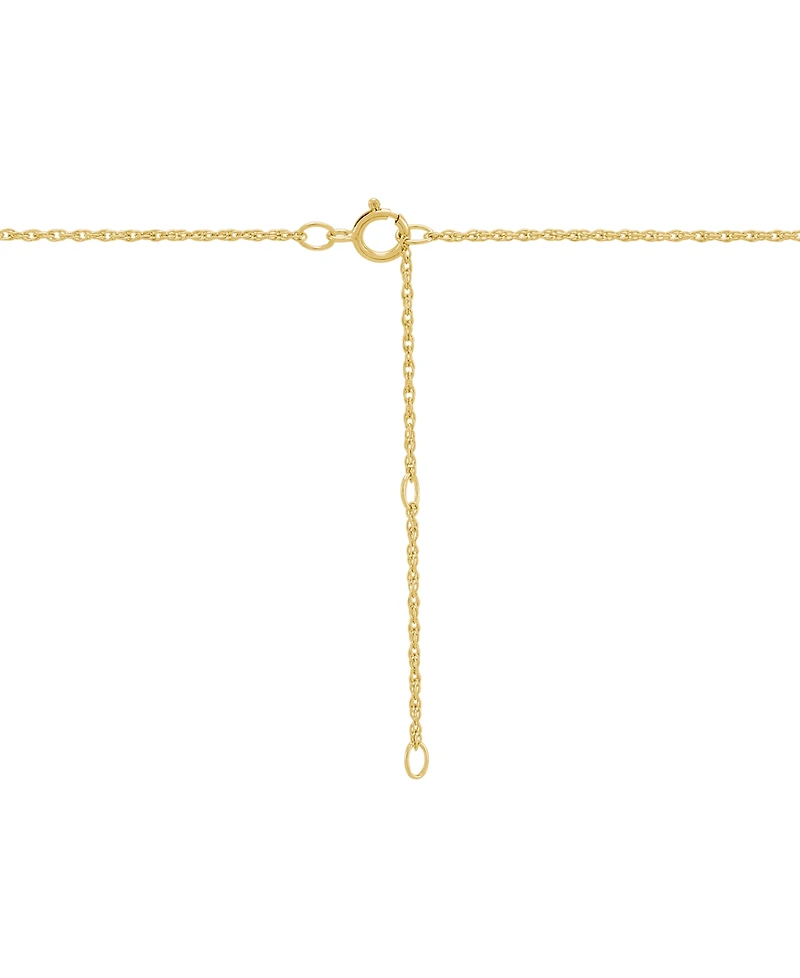 Lab Created Ruby (1/3 ct. t.w.) & Diamond (1/10 ct. t.w.) Heart Pendant Necklace in 14k Yellow Gold-Plated Sterling Silver, 16" + 2" extender