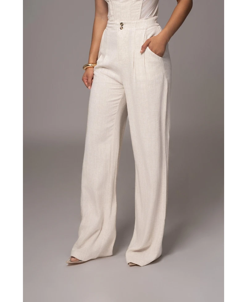 Jluxlabel Women's Thea Linen Pants