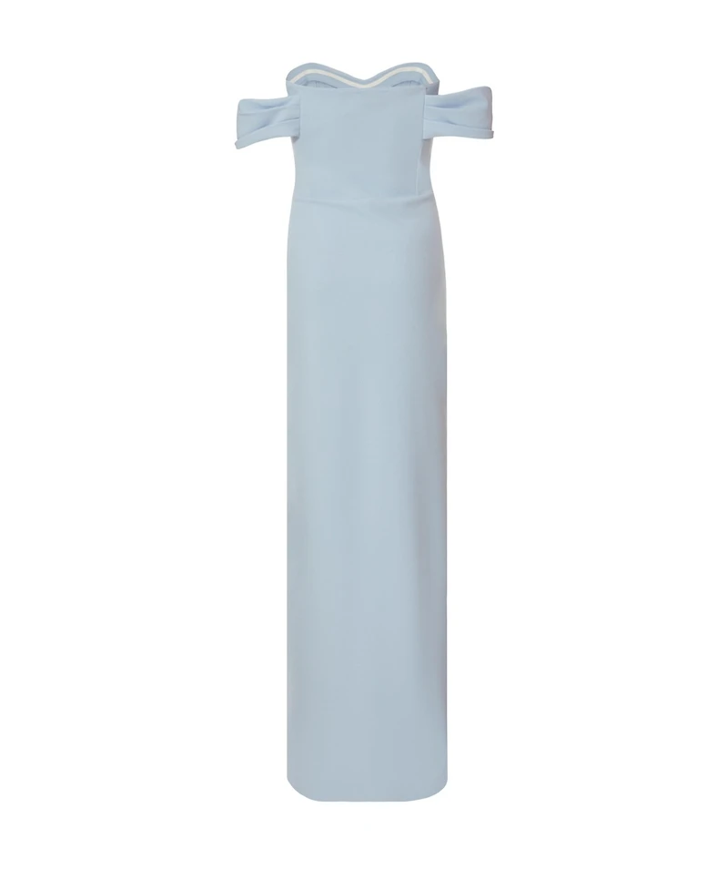 Quiz Women's Corset Detail Scuba Crepe Maxi