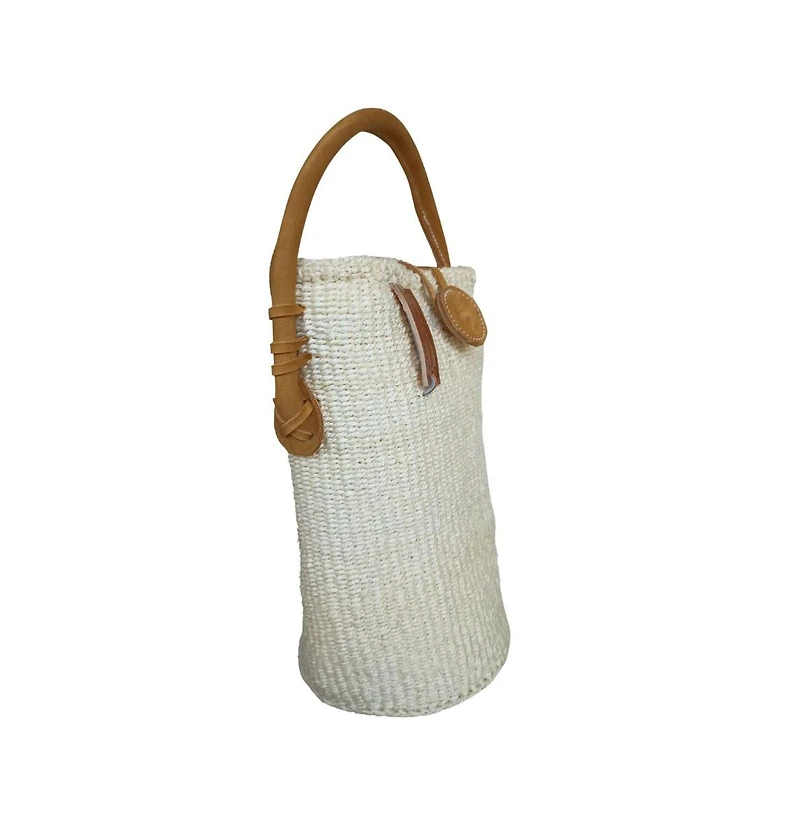 Peace Handmade Sisal Wine Gift Bag