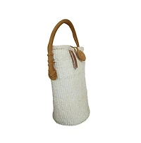Peace Handmade Sisal Wine Gift Bag