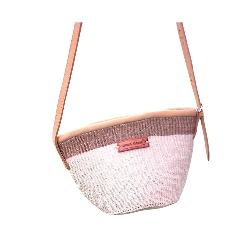 Life Top Handcrafted Sisal Straw Crossbody Bag