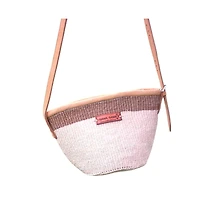 Life Top Handcrafted Sisal Straw Crossbody Bag